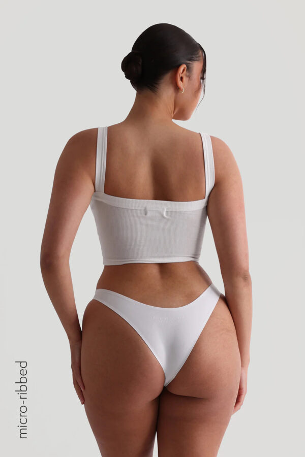 Staple Micro-Ribbed Crop Top - Image 2